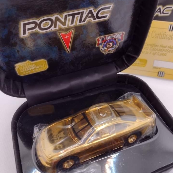 Pontiac 24k Nascar 50th Anniversary collector car in case - Picture 1 of 5